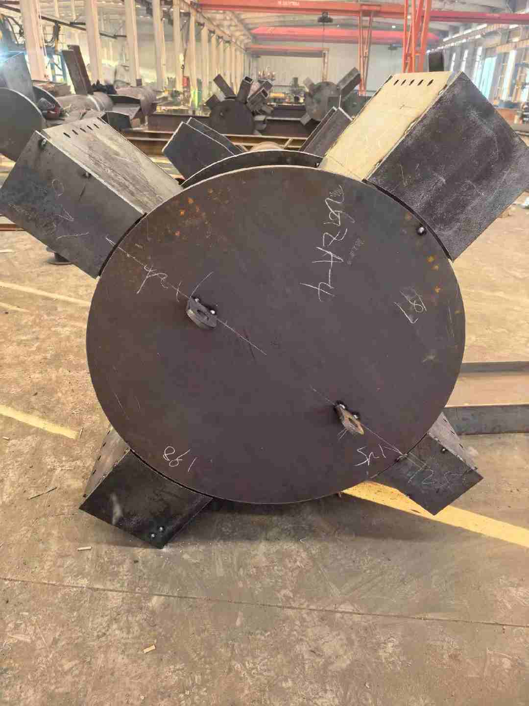Safu ya Muundo wa Chuma ya Mviringo